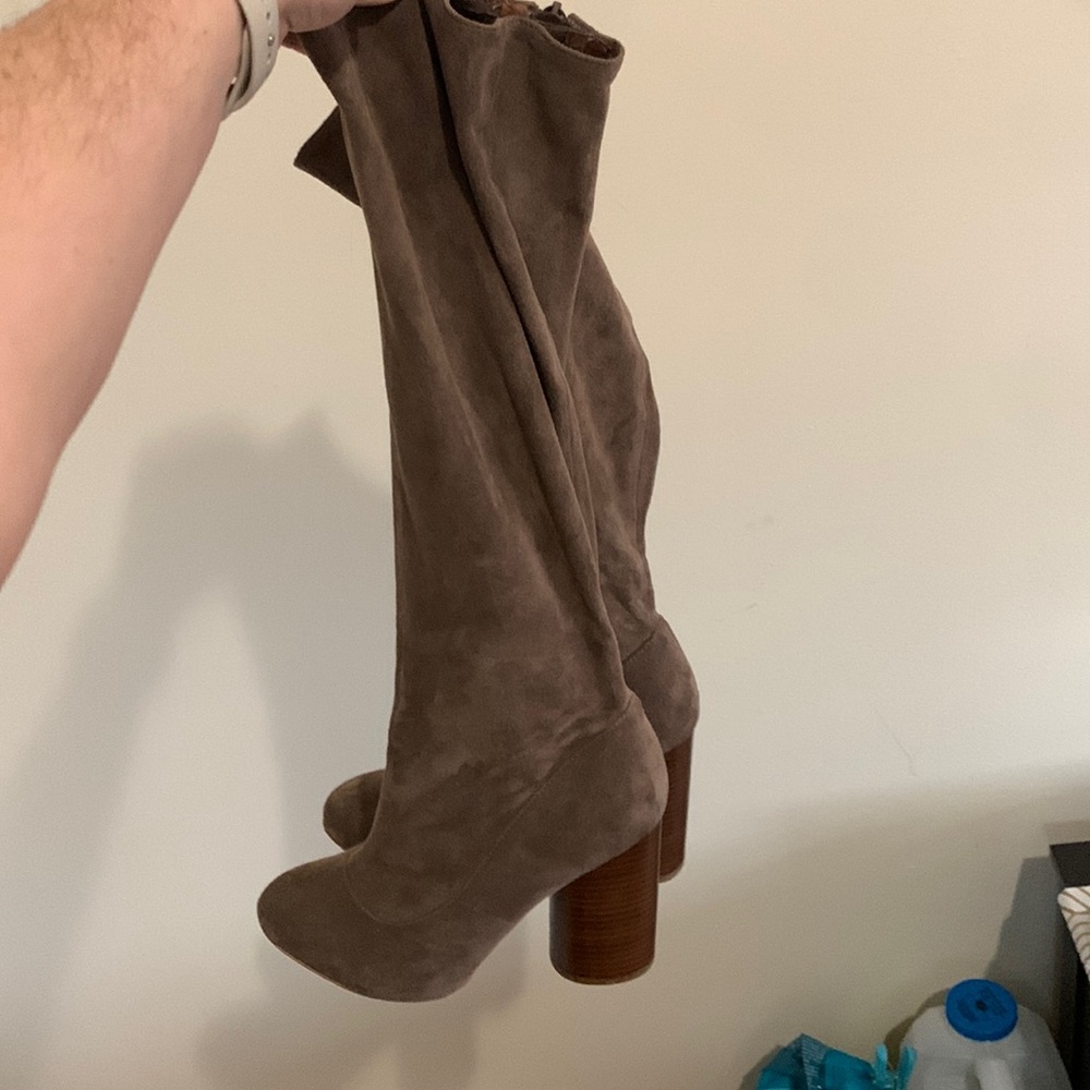 Jeffrey Campbell OTK suede boots, size 7.5